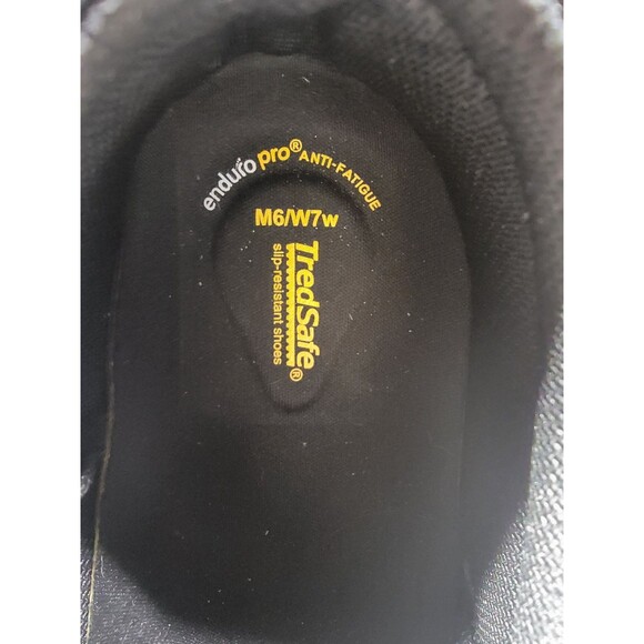 TredSafe Anti Fatigue FootBed Unisex Oil Slip Resistant Shoes Size M 6, W 7 Us - Picture 4 of 5